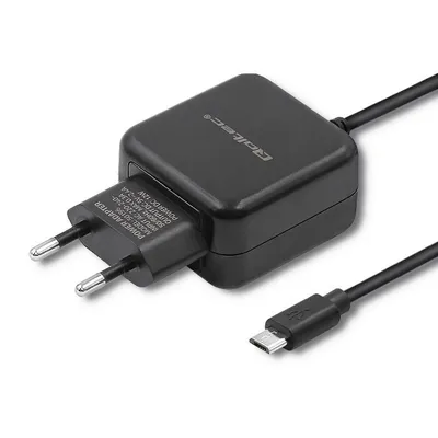 Immagine prodotto di Qoltec 50196 5V | 2,4A | 12W | MicroUSB | Nero