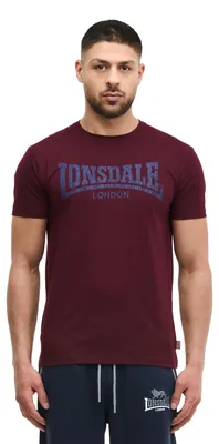 Produktbild von Lonsdale Herren-T-Shirt aus Baumwolle in Regular-Fit für den Alltag,ODXS