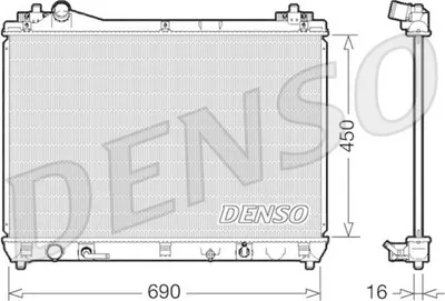 Produktbild von DENSO Kühler, Motorkühlung DRM47017