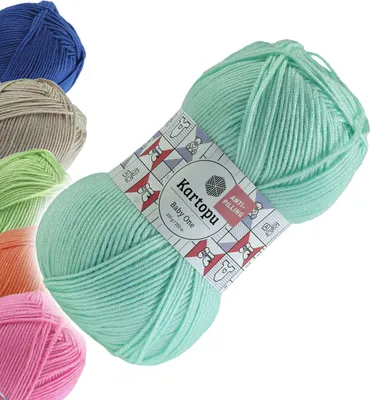 Produktbild von 100g Strickgarn Kartopu BABY ONE Antipilling Babywolle Babystrickgarn, 45 Farben