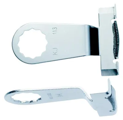 Produktbild von FEIN Schabmesser, Schneidenbreite 13 mm, mit Querschneide und Kratzschutzbeschichtung auf stirnseitigem Anschlag, 2er-Pack