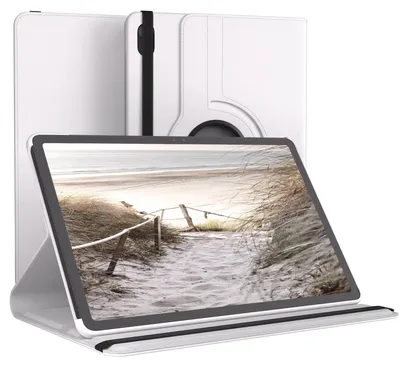 Produktbild von EAZY CASE - Tablet Hülle für Samsung Galaxy Tab S11 Schutzhülle, Tablet Case 360° drehbar in Weiß