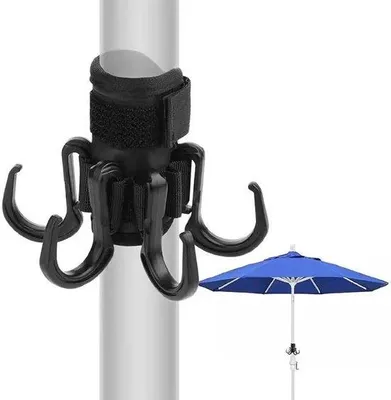 Produktbild von Balkonparasolhalter - Kunststofparasolhalter - 2-teilig - Schwarz - Muss-haben