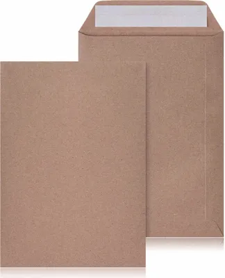 Produktbild von LOGIC PACK Briefumschläge DIN C5 Selbstklebend Kuvert Braun 162x229mm 25 Stück