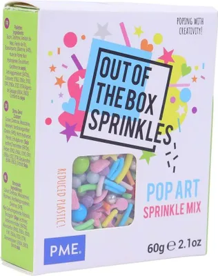 Zdjęcie produktu dla Posypka cukrowa kolorowy mix 60g PME