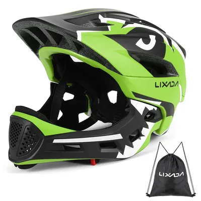 Produktbild von Kinderfahrradhelm Kinderhelm Skaterhelm - Kopfumfang 52 bis 56 cm - Abnehmbarer Kinnschutz - Für Fahrrad, Skateboard und Rollschuhe