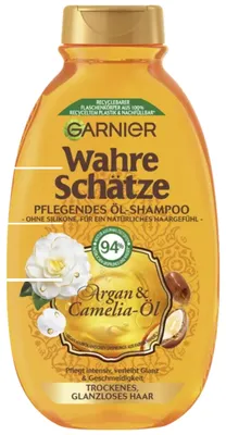 Image de GARNIER Trésors de beauté SHAMPOOING à l'huile d'argan et de camélia (flacon de 250 ml)