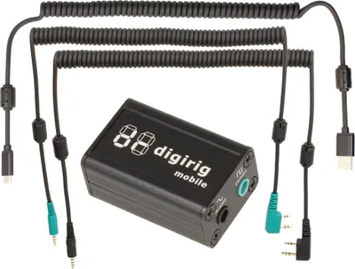Produktbild von Minadax DIGIRIG Mobile KIT | Revolutionäres Digital-Interface für Amateurfunk, kompatibel Baofeng Kennwood Wouxun und andere HTs + Kabel SET + USB Kabel - Logic Levels(default)