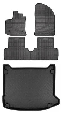 Immagine prodotto di Tappetini gomma SolidPRO + bagagliaio per Dacia Lodgy I 2012- 5 posti 5 pezzi