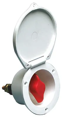 Zdjęcie produktu dla Wyłącznik akumulatora Heavy Duty RAL 9010 Osculati 14.385.40