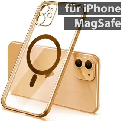 Produktbild von MagSafe Hülle iPhone 14 Pro Max Schutz Bumper Magnet Case Cover Gold