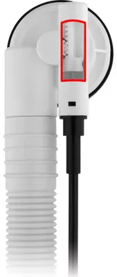 Zdjęcie produktu dla Rura odpływowa do wanny z polipropylenu, 1"1/2, standardowa, 45–55 cm