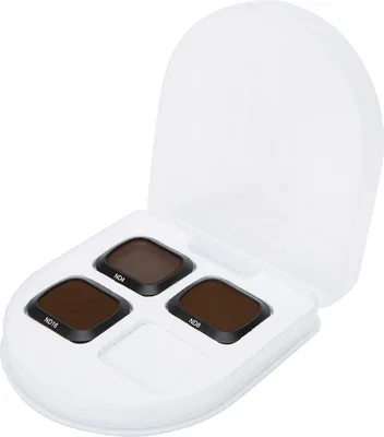 Image de Junestar ND4 ND8 ND16 Filtre d'objectif densité neutre 3 en 1 Set pour caméra DJI Mavic 2 Pro