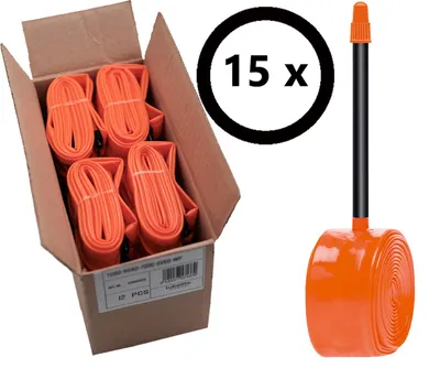 Produktbild von tubolito Tubo Road TPU WP 15 St. 80 mm SV Ventil 23-622 -> 35-622 schwarz