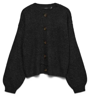 Produktbild von Vero Moda 10337797, Cardigan, Erwachsener, Weiblich, Schwarz, XL, Alle Jahreszeiten