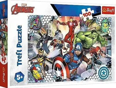Image de Trefl Jigsaw 100 Avengers Les Avengers Des Fameux Avengers