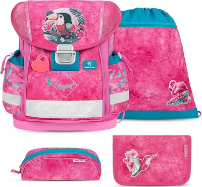 Produktbild von Belmil Classy Tropical Toucan schoolbag set 4 pcs uni T24-0003917