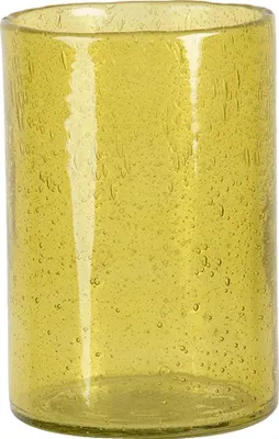 Immagine prodotto di Portacandele Clayre & Eef Ø 10x15 cm in vetro giallo
