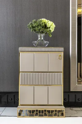 Immagine prodotto di Cassettiera Beige Armadio Elegante cassettiera stile Mobili moderni Bello Nuovo