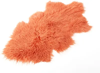 Produktbild von Naturform Tibetlammfell Teppich 100x55cm JAY11 Lachsfarben 100cm