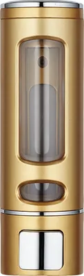 Produktbild von 400 ml flüssiger Seifenspender stabiler Pressetyp Wandmontierter Handwaschseifenspender für Badezimmer-Golden