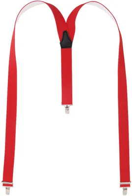Produktbild von Hosenträger mit 3 Clips 6 Farben, Farbe:rot