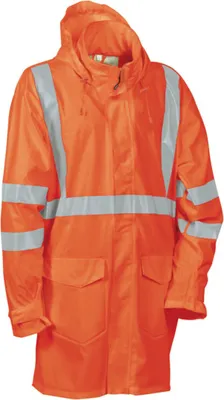 Produktbild von Cofra Warnschutz Regenmantel EN ISO 20471, EN 343 orange M