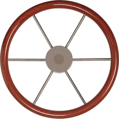 Image de Vetus Kw mahogany ring wheel rudder Brown 550 mm Brown 550 mm