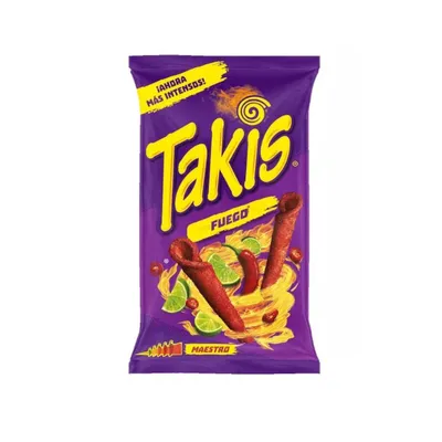 Obrázek produktu pro Takis Fuego hot rolled corn chips s limetkou sáček 92g