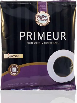 Produktbild von Jacobs Coffeemat Primeur Pouch - 36 x 60g Kaffee im Filterbeutel, Filterkaffee