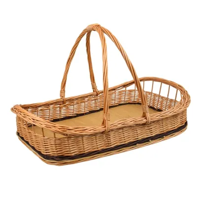 Zdjęcie produktu dla Wiklinowa kwadratowa taca z uchwytem 48 cm