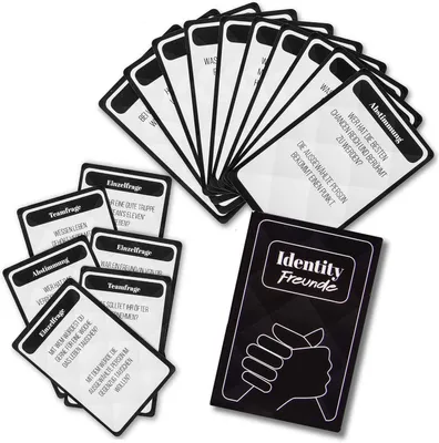 Produktbild von Identity Freunde Edition - Das tiefgründige Personality Partyspiel & lustige Gesellschaftsspiel für Erwachsene, Icebreaker & Reisespiel