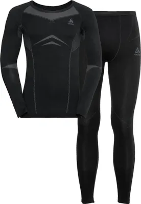 Obrázek produktu pro ODLO SET LONG PERFORMANCE EVOLUTION WARM 60056 černá - odlo graphite gr M