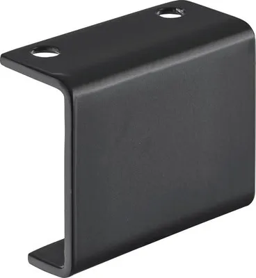 Produktbild von Möbelfuss U-Rail 43x90x70 mm schwarz