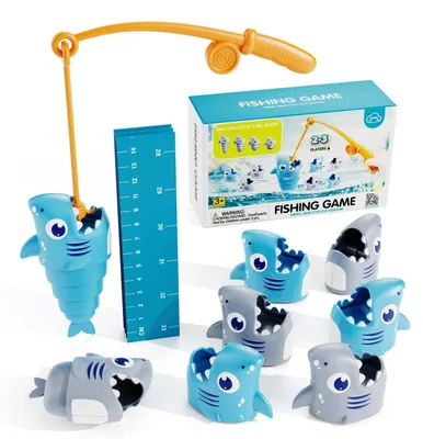 Produktbild von Ein lehrreiches Fischspiel für Kinder mit Angel und 8 Fischen