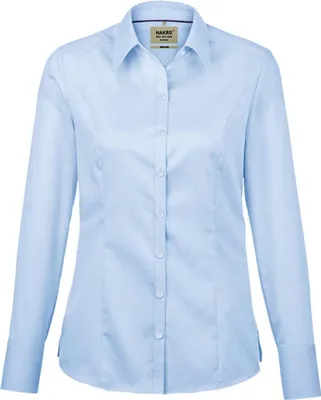 Produktbild von HAKRO Hakro-106 Bluse Business Damen Gr. XL himmelblau