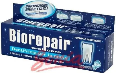 Produktbild von Biorepair Zahnpasta Night 75ml Remineralisierend Antibakteriell Fluoridfrei