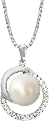 Produktbild von JOOP! Halskette 2023380 Perle Zirkonia Silber