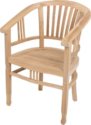 Produktbild von Gartenstuhl OVE - Teak, Natur | Relaxsessel Wetterfest Terrassenstuhl Outdoor