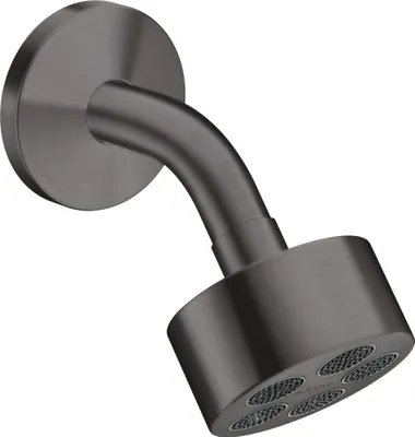 Produktbild von Kopfbrause AXOR ONE 75 1jet EcoSmart mit Brausearm brushed black chrome brushed black chrome
