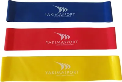 Immagine prodotto di Yakimasport fitness resistenza gomma set 3 pezzi. 100114