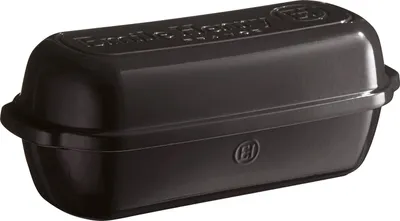 Produktbild von EMILE HENRY Speciality Oven Bread Dish, Large Square Pepper Black e-balení