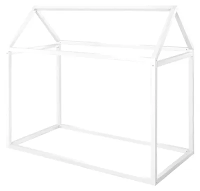 Obrázek produktu pro Postel Montessori 70 x 140 cm – dětská postel z masivního dřeva – bílá