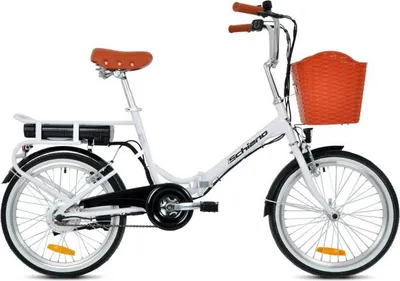 Immagine prodotto di F.lli Schiano Pieghevole 20" - E-Bike Pieghevole In Acciaio, Ruote 20", Cambio 7 Velocità, Motore 250 W, Batteria 36V x 7,8 Ah - Colore Bianco