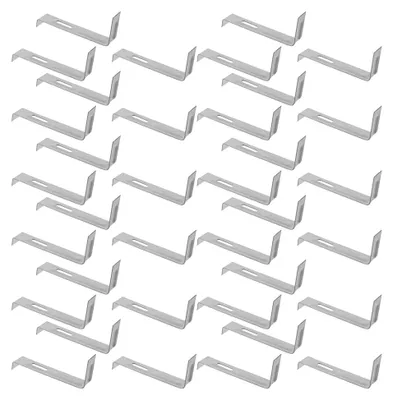 Produktbild von 50 Stück Dachankerclips aus Edelstahl für Metalldächer, rutschfeste Dachklemmen zur Befestigung und Stabilität