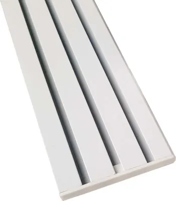Image de Rail à rideaux en aluminium blanc "3 voies" 360cm ( 3x120cm )
