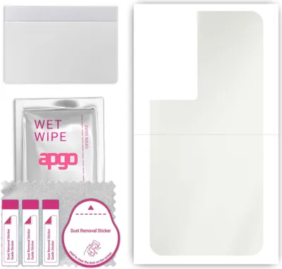 Produktbild von apgo Rückseite Schutzfolie, Matt, kompatibel mit TCL 40 NXTpaper, Hinten Hydrogel-Displayschutzfolie mit Positionierhilfe, kratzfest, einfache Montage