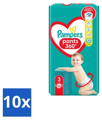 Immagine prodotto di 10 pannolini mutandini Pampers, taglia 3, 6-10 kg - confezione  - 10 pezzi