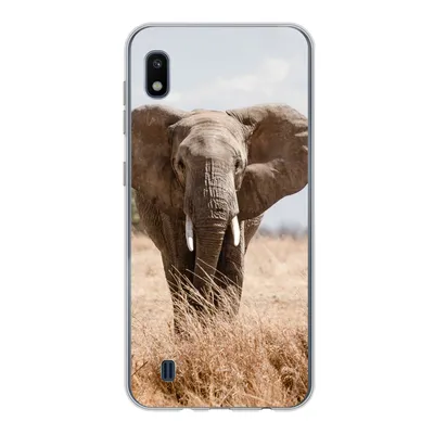 Produktbild von MuchoWow® Handyhülle Schutzhülle Hülle für Samsung Galaxy A10 Elefant - Natur - Tiere - Porträt Silikon Softcase Handy Hülle - Schutzhülle
