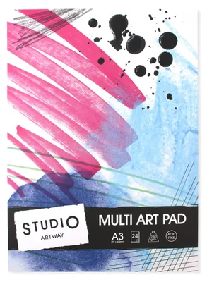 Produktbild von Artway Studio - Zeichenblock für Mixed Media - 240 g/m² - 24 Blatt (48 Seiten) -